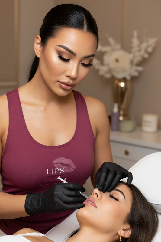 Lips, Lines & Lattes Sublimation Cut & Sew Tank Top | XII