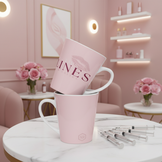 Lips, Lines & Lattes Latte Mug | XII