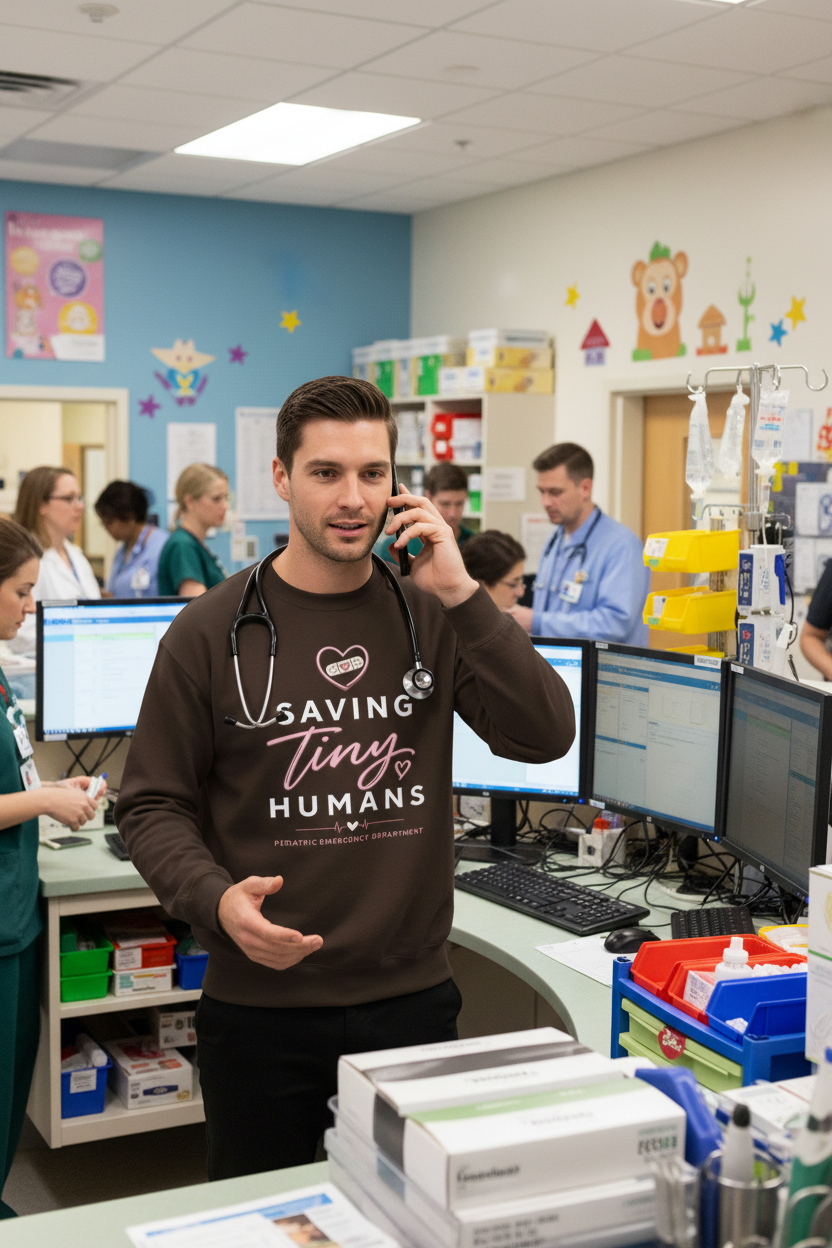 Saving Tiny Humans Crewneck