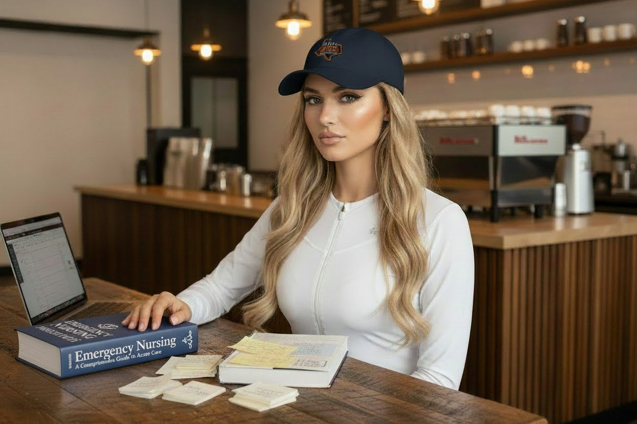 Houston-Themed Nurse Cap