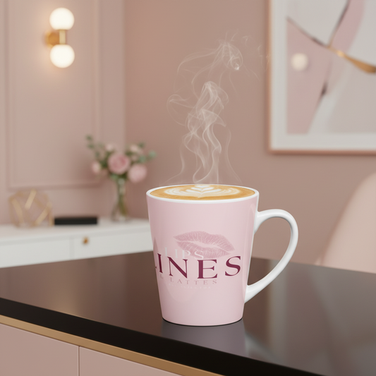 Lips, Lines & Lattes Latte Mug | XII