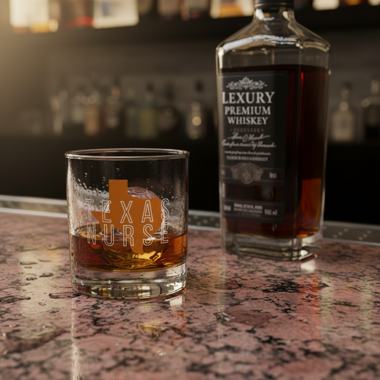 Texas Nurse State Glassware