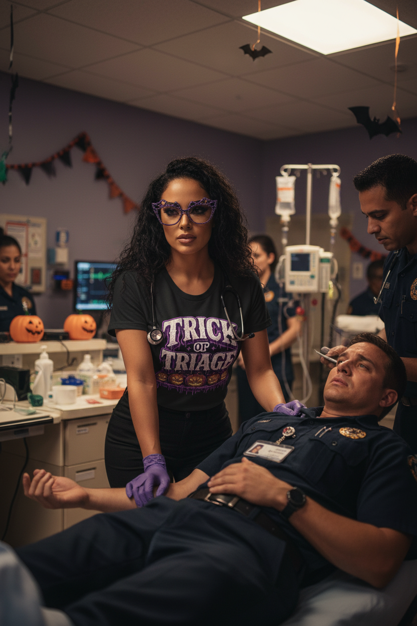 Trick or Triage Halloween Tee