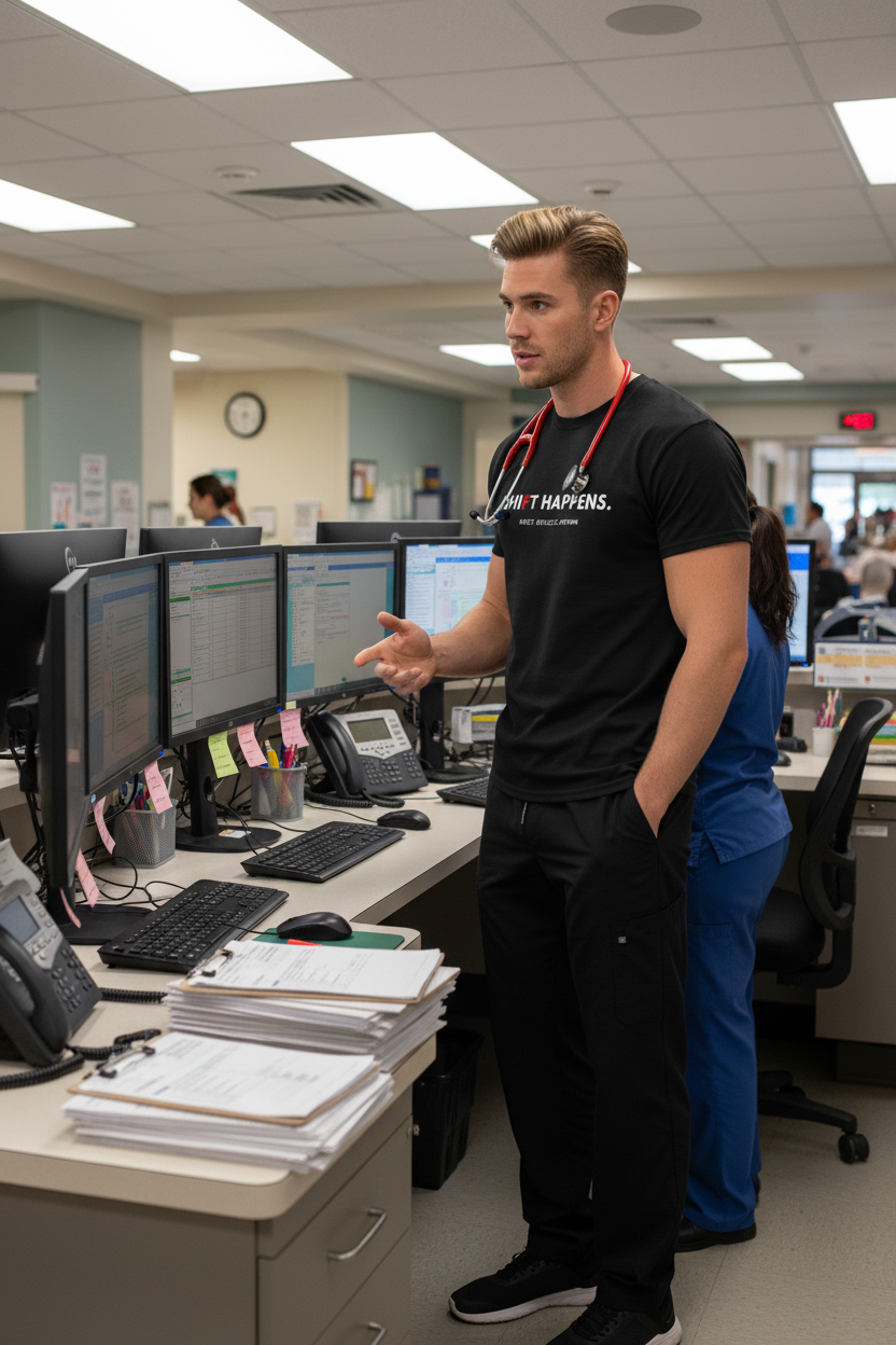SHIFT HAPPENS Tee | Emergency Department