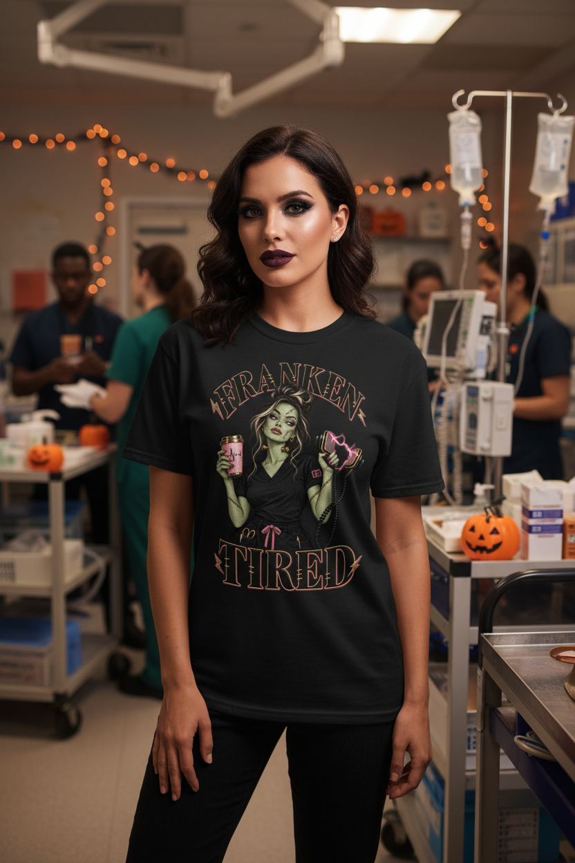 Franken-Tired Tee