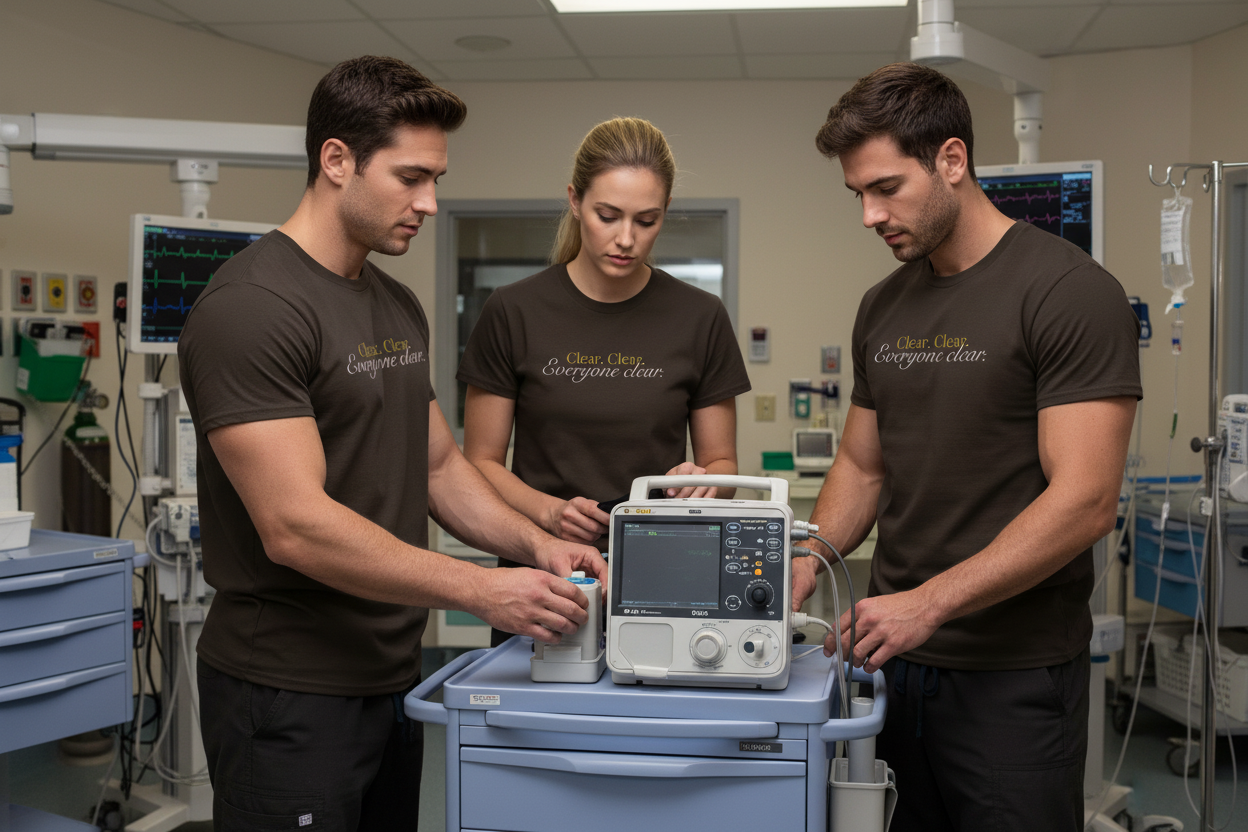 Everyone Clear Defib Tee