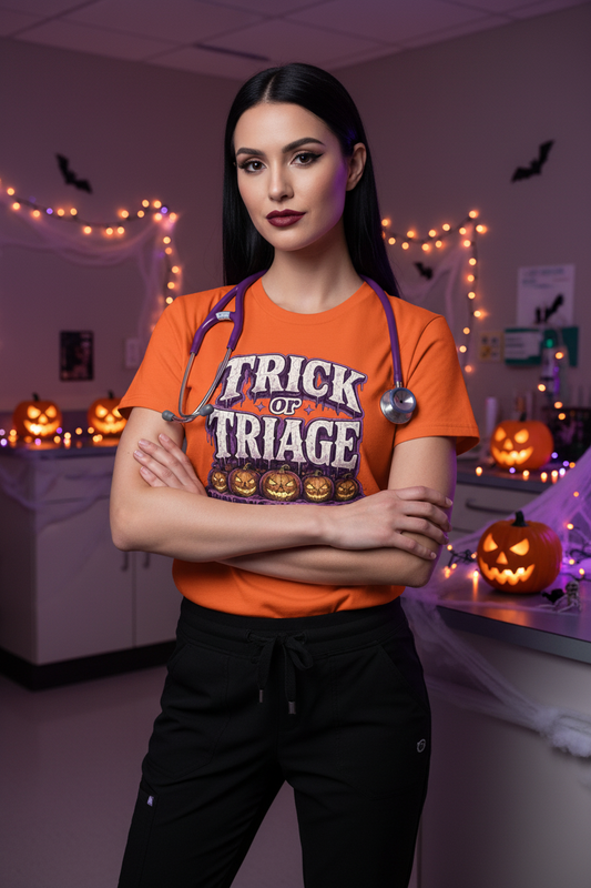 Trick or Triage Halloween Tee