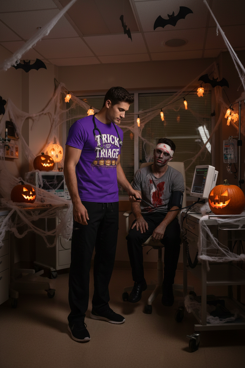 Trick or Triage Halloween Tee
