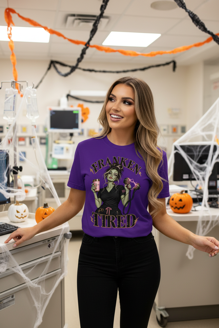 Franken-Tired Tee