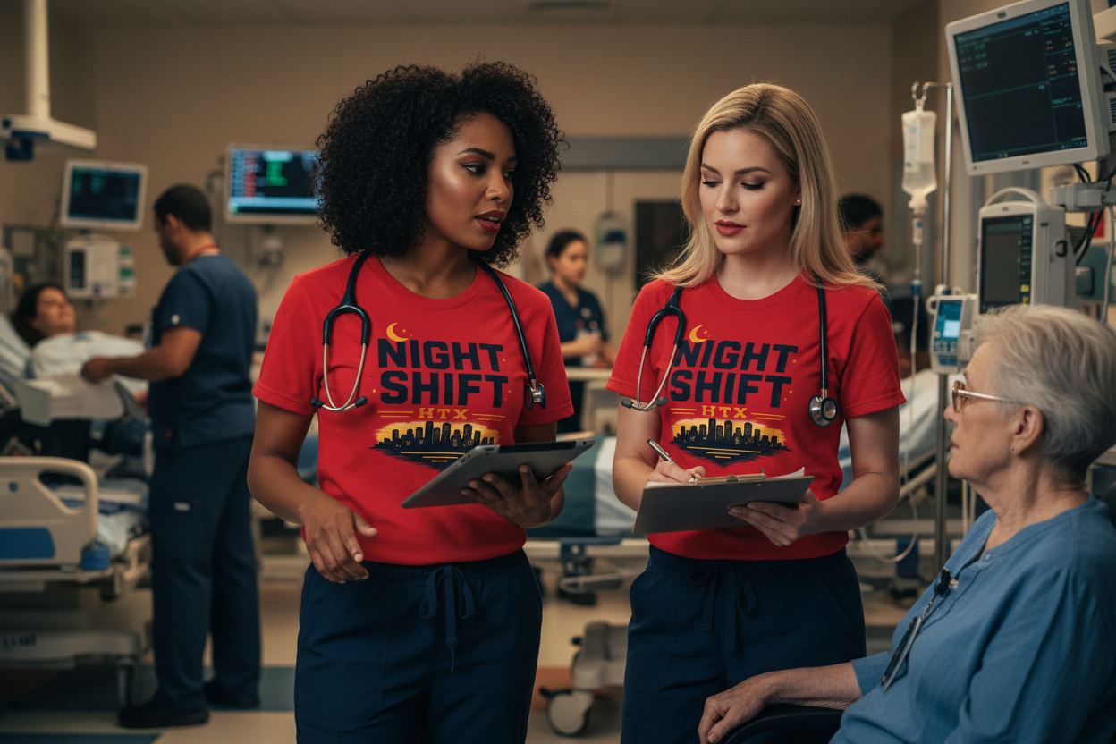 Night Shift HTX Tee