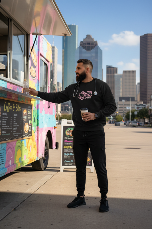 Houston Nurse Graffiti Crewneck | XII