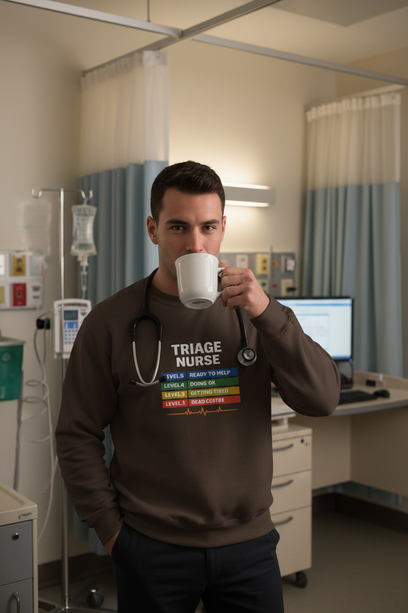 Triage Nurse Mood Crewneck | XII
