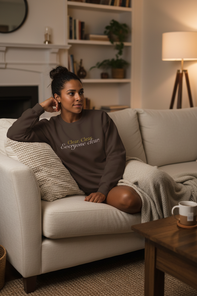 Clear. Clear. Everyone Clear. HTX Emergency Team Crewneck