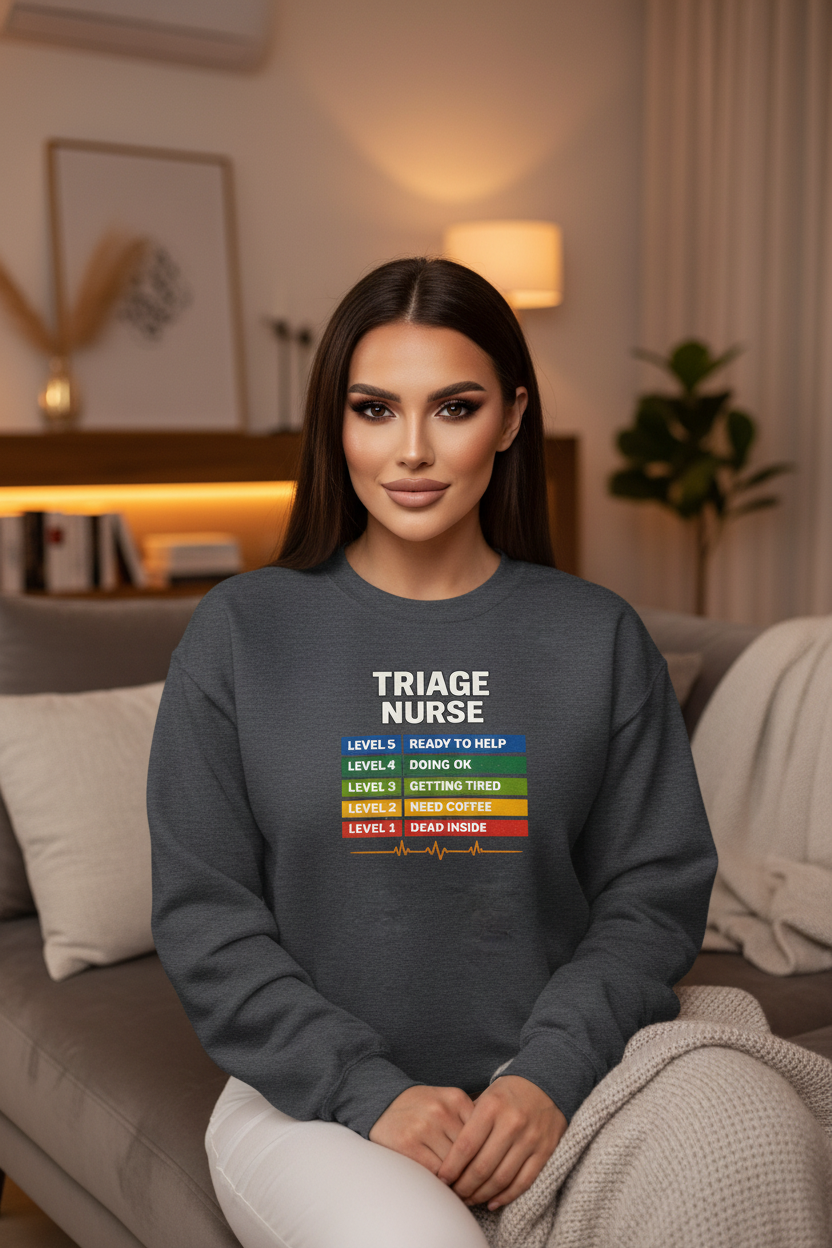 Triage Nurse Mood Crewneck | XII
