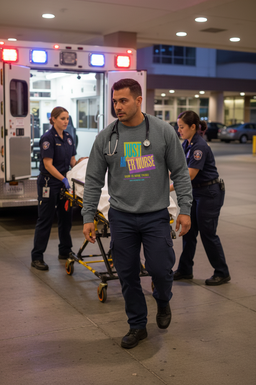 Just An ER Nurse Crewneck