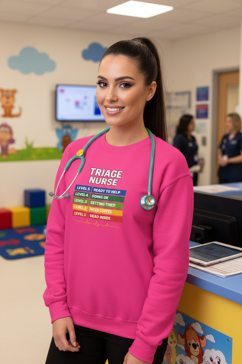 Triage Nurse Mood Crewneck | XII