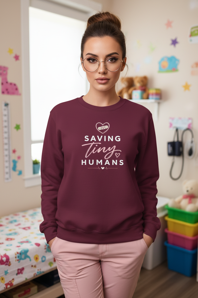Saving Tiny Humans Crewwneck | XII