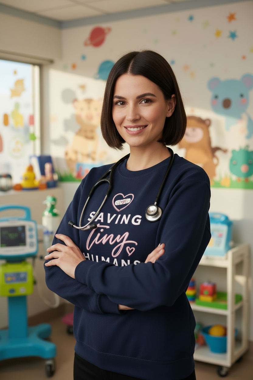 Saving Tiny Humans Crewneck