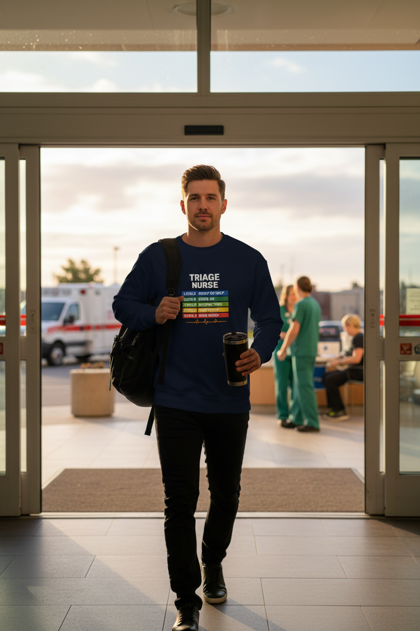 Triage Nurse Mood Crewneck | XII