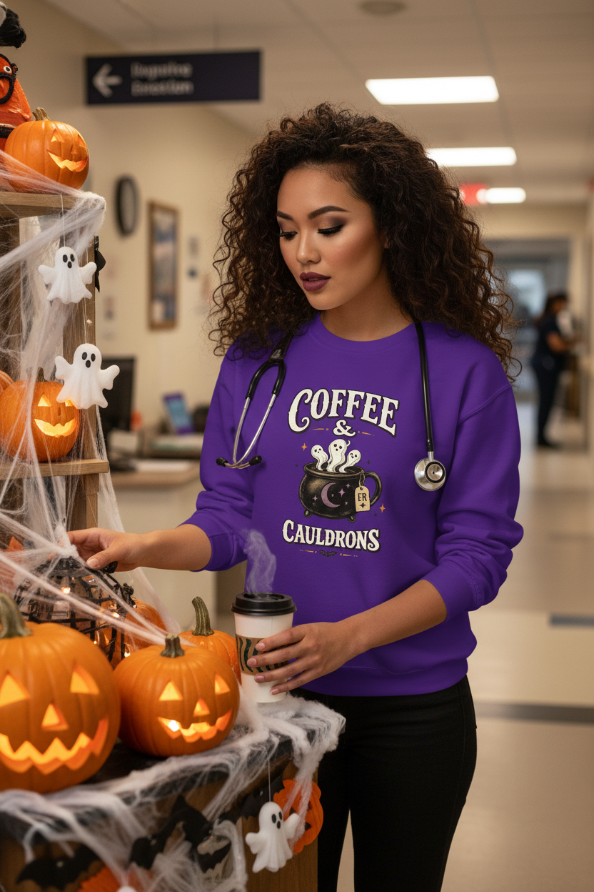 Coffee & Cauldrons Crewneck ☕