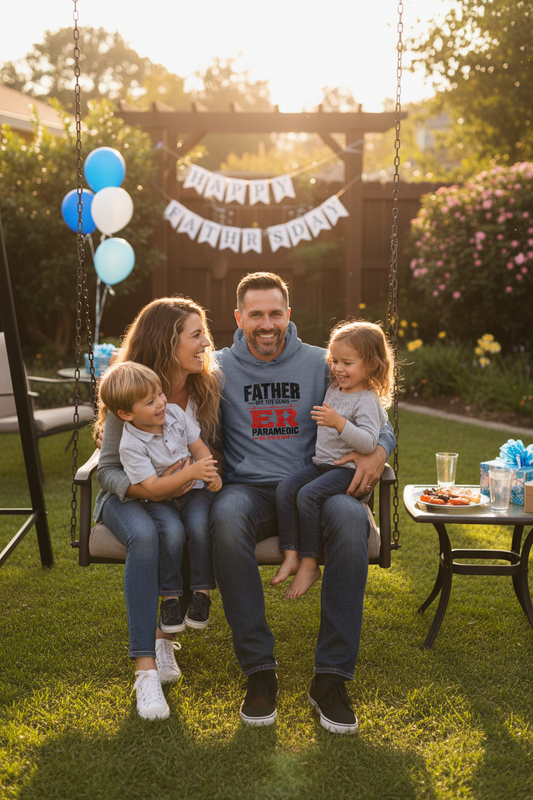 Father Off the Clock. Paramedic On The Clock Hoodie | Father's Day Collection