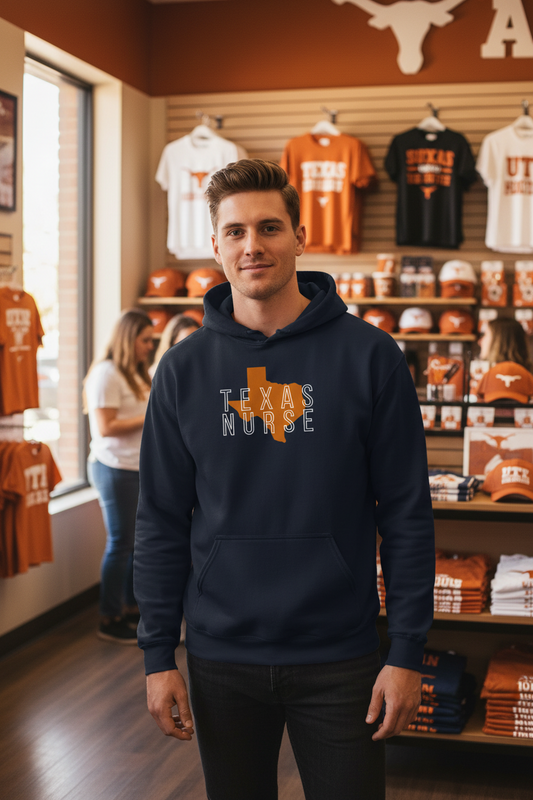 Texas Nurse State Hoodie | ATX Edition