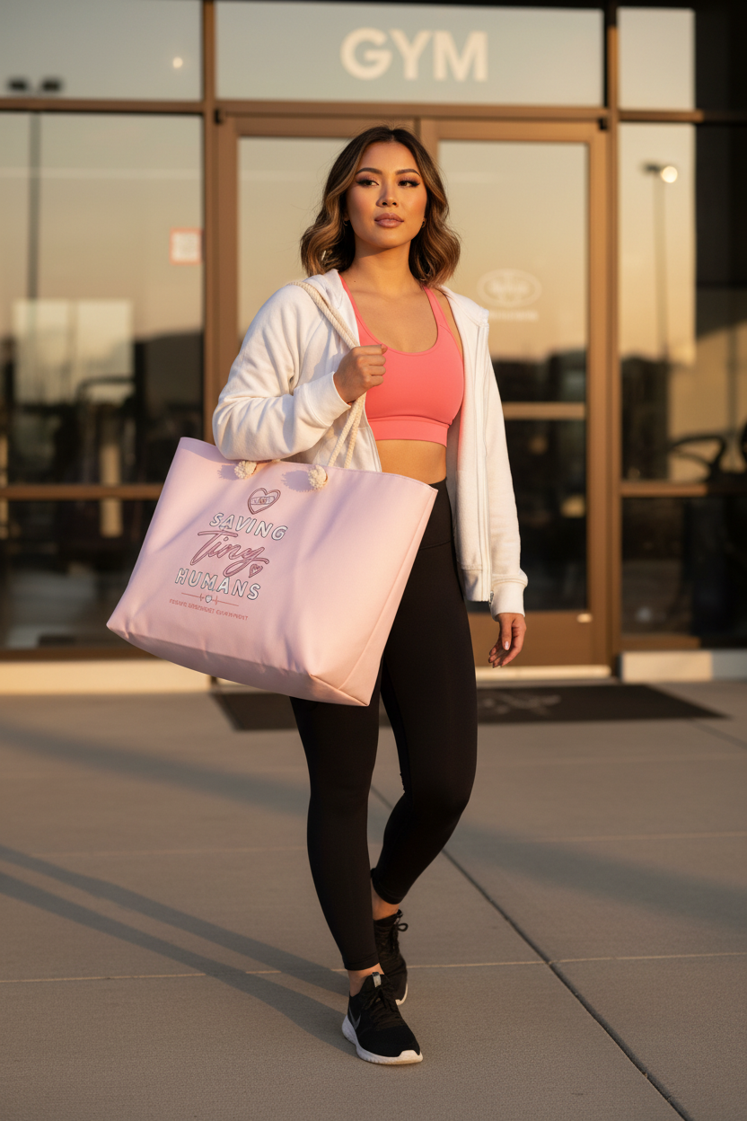 Tiny Humans Travel Tote